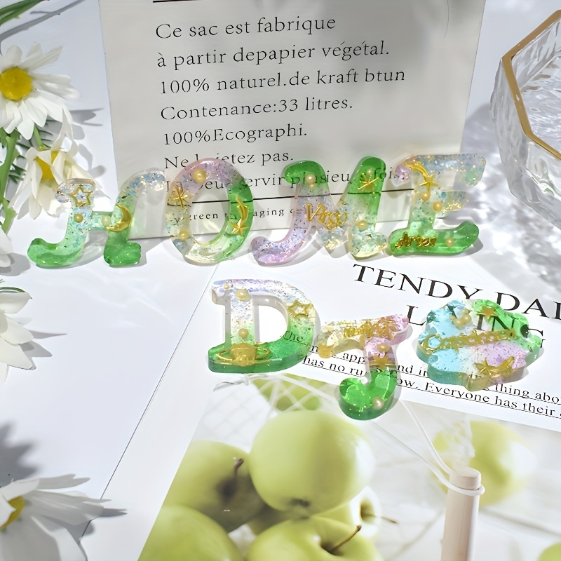 Resin casting mold A style mir - Resin Art Alphabet ulasan dan harga