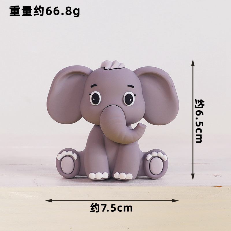 Jungle Safari Animal Doll Cake - Resin Art Baby ulasan dan harga