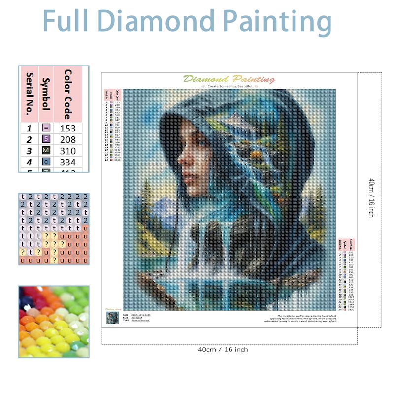 SDOYUNO Diy 5d Fantasy Women D - Resin Art Wallpaper ulasan dan harga